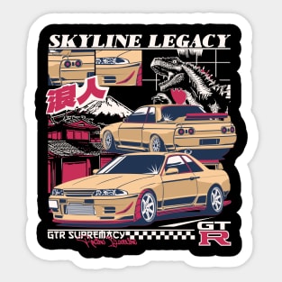 Nissan Skyline R32 Sticker